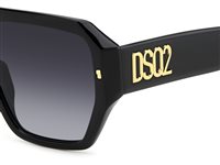 Occhiali da sole Dsquared Uomo D2 0128/S       9OBLACK58 - D2 0128/S       9OBLACK58